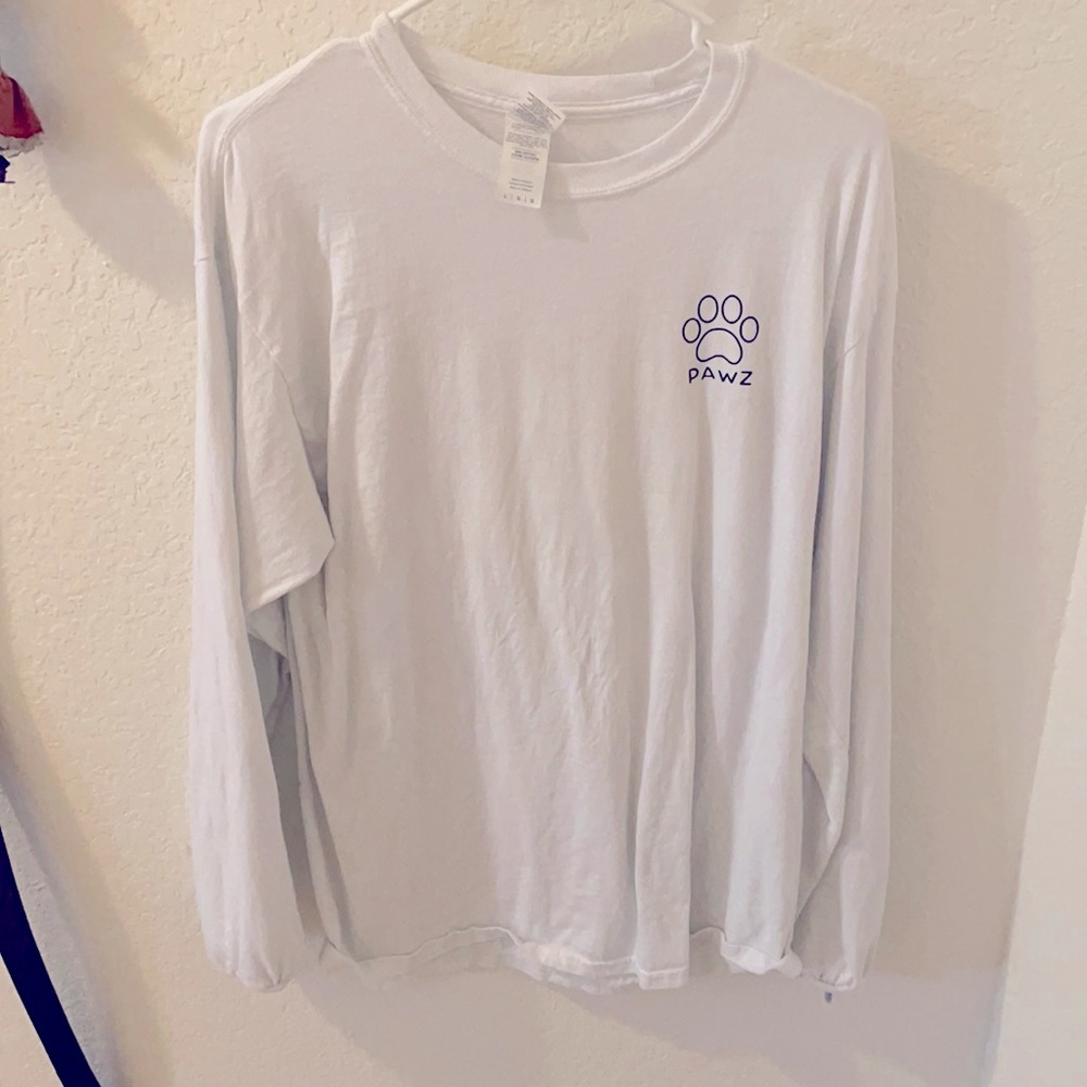 Pawz sunflower white long sleeve shirt